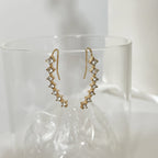 Pendientes de aro con cristales incrustados LuxeSparkle