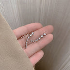 Pendientes de aro con cristales incrustados LuxeSparkle