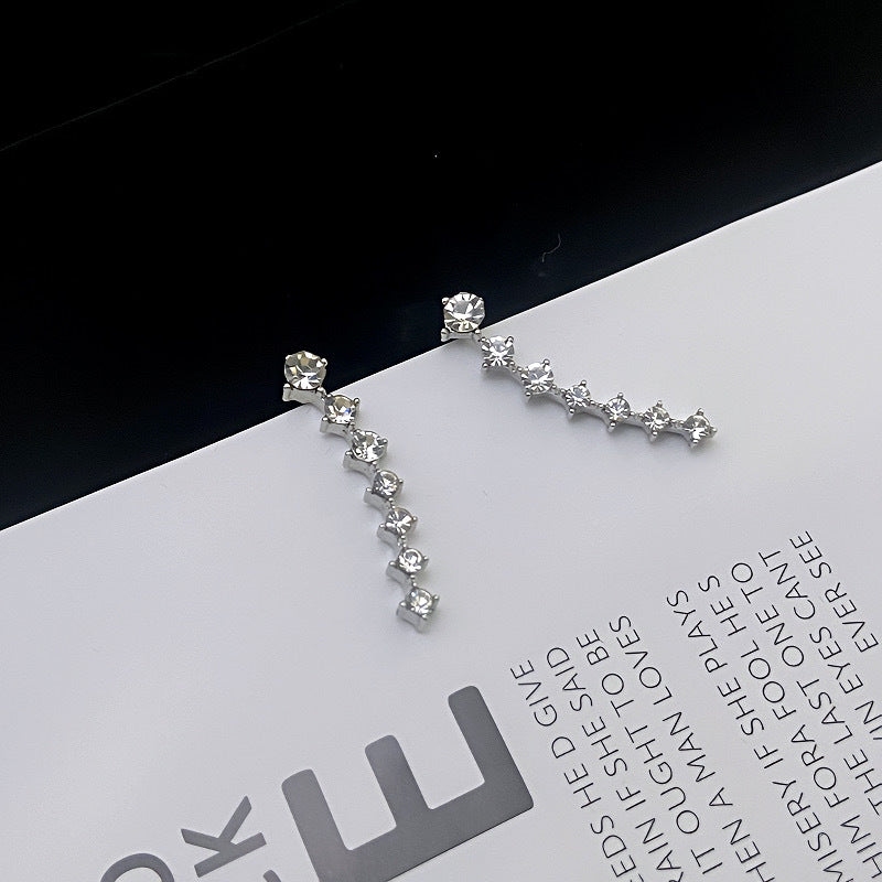 Pendientes de aro con cristales incrustados LuxeSparkle