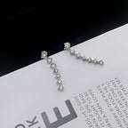Pendientes de aro con cristales incrustados LuxeSparkle