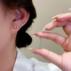 Pendientes de aro con cristales incrustados LuxeSparkle