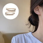 Pendientes de aro con cristales incrustados LuxeSparkle