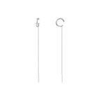 Pendientes modernos con diseño de cadena