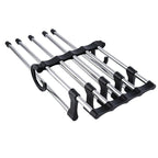 Percha organizadora de pantalones de 5 barras