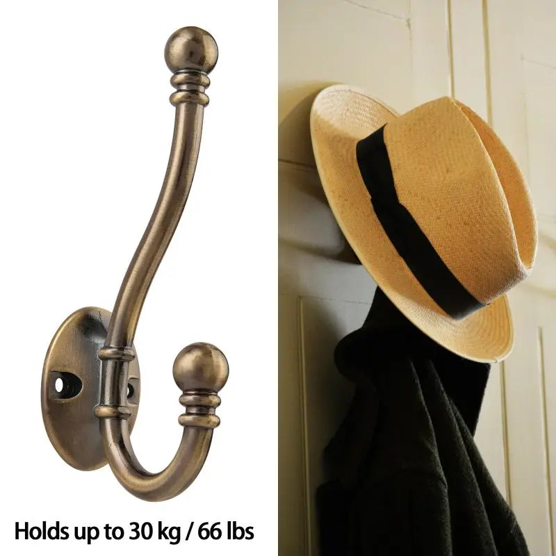 Perchero de pared de latón – estilo clásico – varios colores – alta calidad