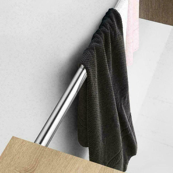 Perchero de pared telescópico sin taladro