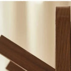 Perchero de pared de madera con diseño de piano