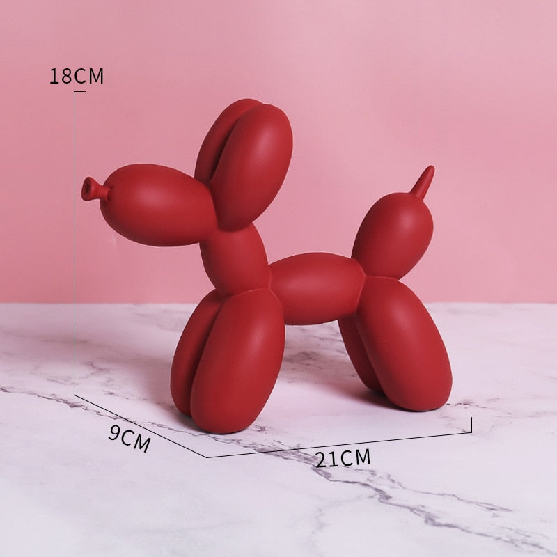 Perro globo decorativo de resina estilo nórdico