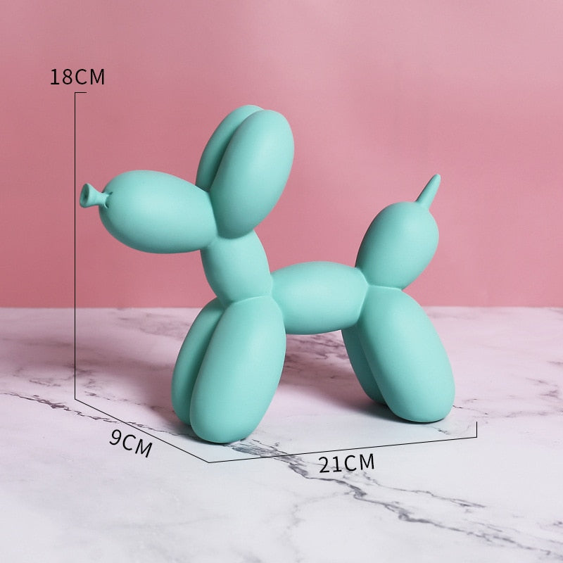 Perro globo decorativo de resina estilo nórdico