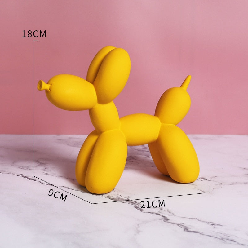 Perro globo decorativo de resina estilo nórdico