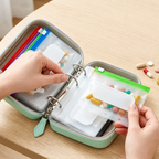 PILLTREK – Set de bolsas organizadoras de pastillas para viajes ordenados