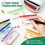 PILLTREK – Set de bolsas organizadoras de pastillas para viajes ordenados