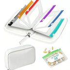 PILLTREK – Set de bolsas organizadoras de pastillas para viajes ordenados