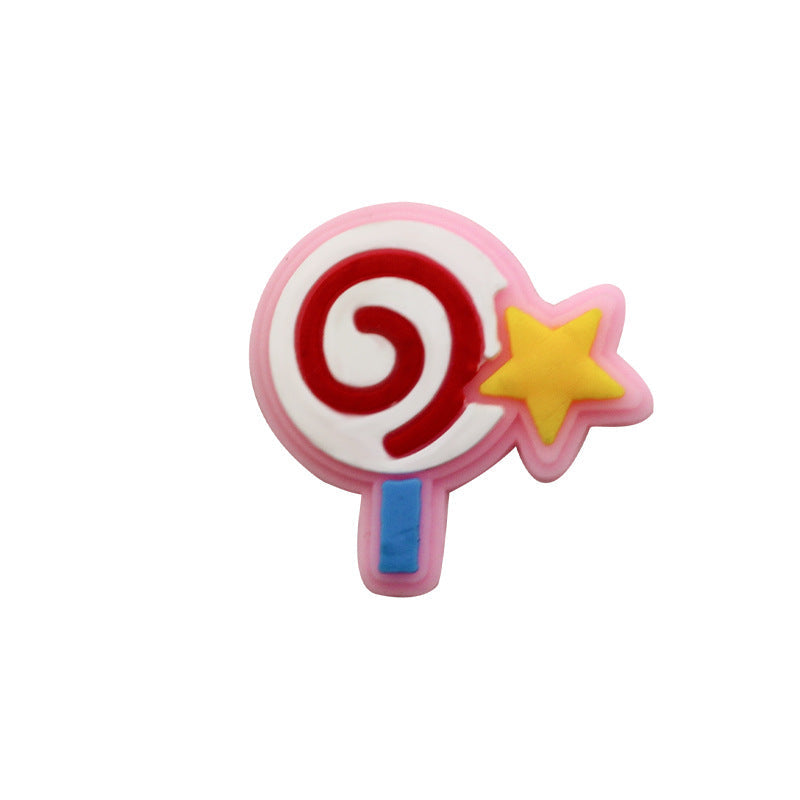 Pin unisex con diseño de piruleta dulce