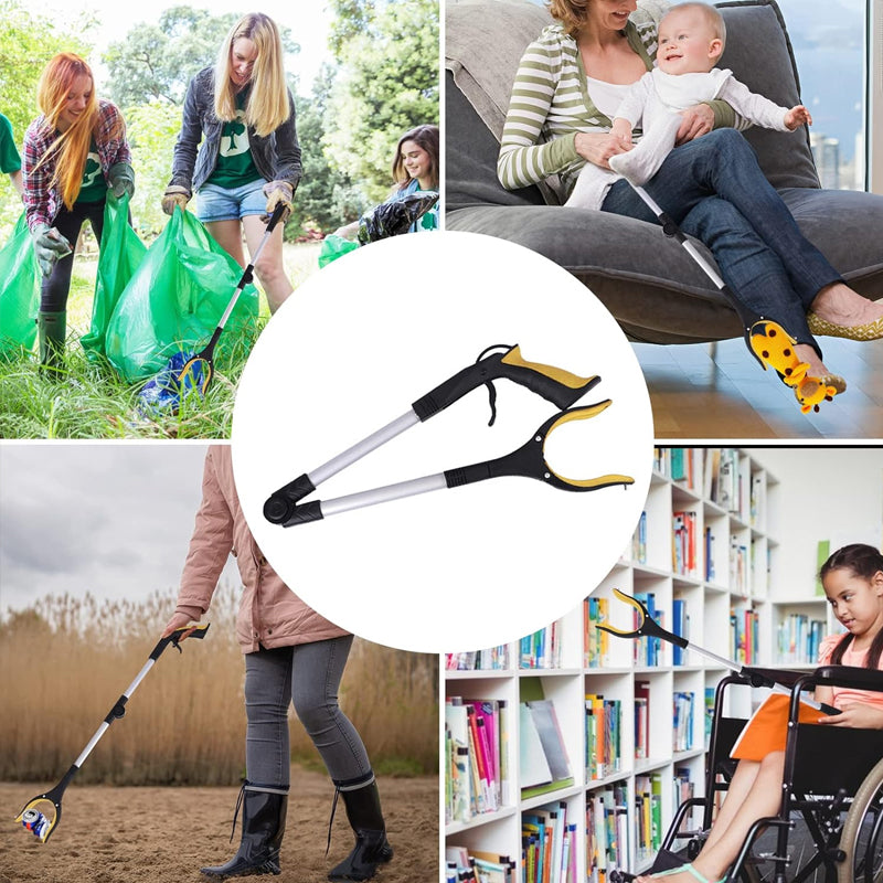 Pinza plegable con clip giratorio 360°