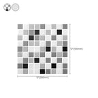 Placas de mosaico PVC autoadhesivas cuadradas resistentes a manchas para ducha – Pack de 5