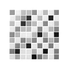 Placas de mosaico PVC autoadhesivas cuadradas resistentes a manchas para ducha – Pack de 5