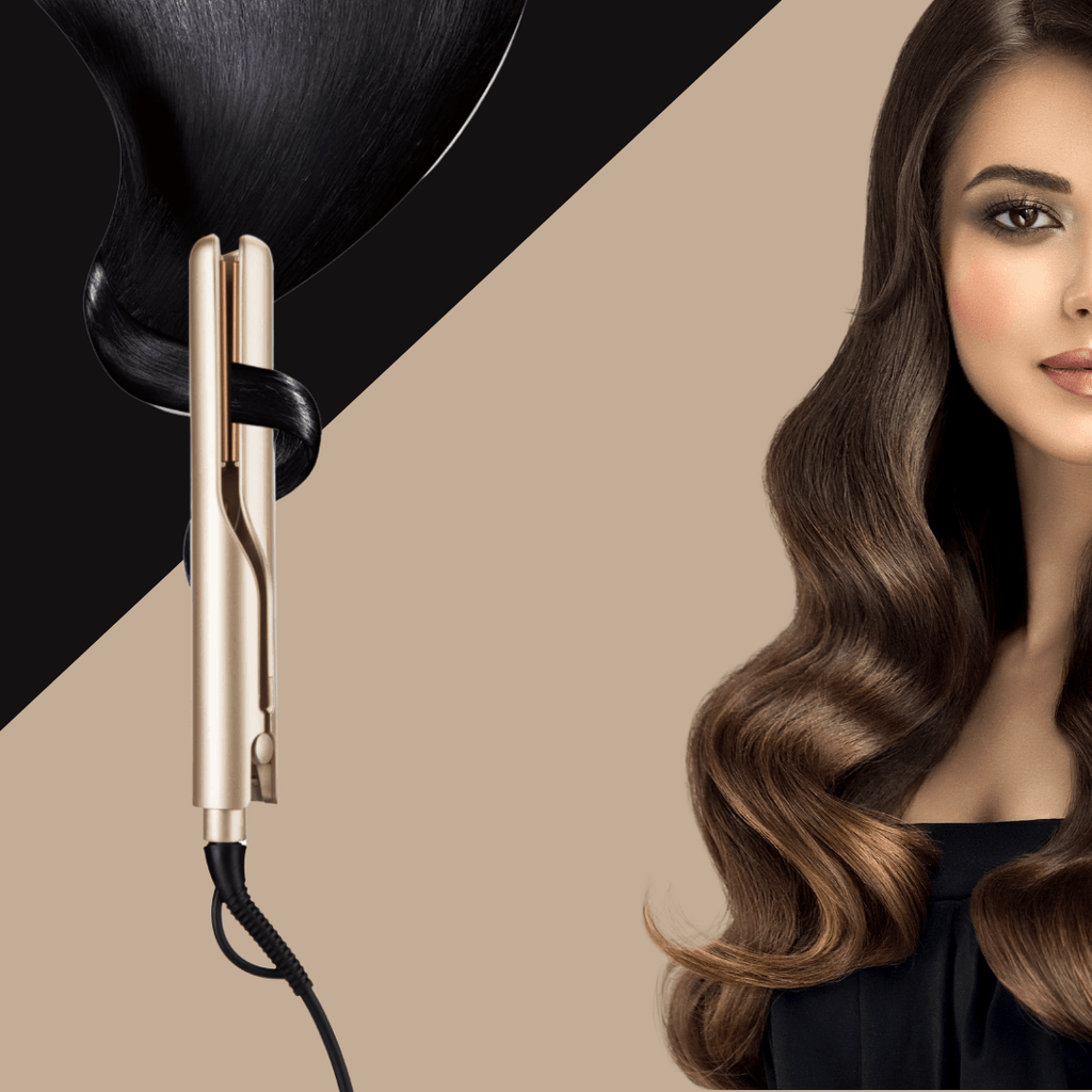 Plancha de pelo con placas de cerámica – calentamiento rápido y alisado suave