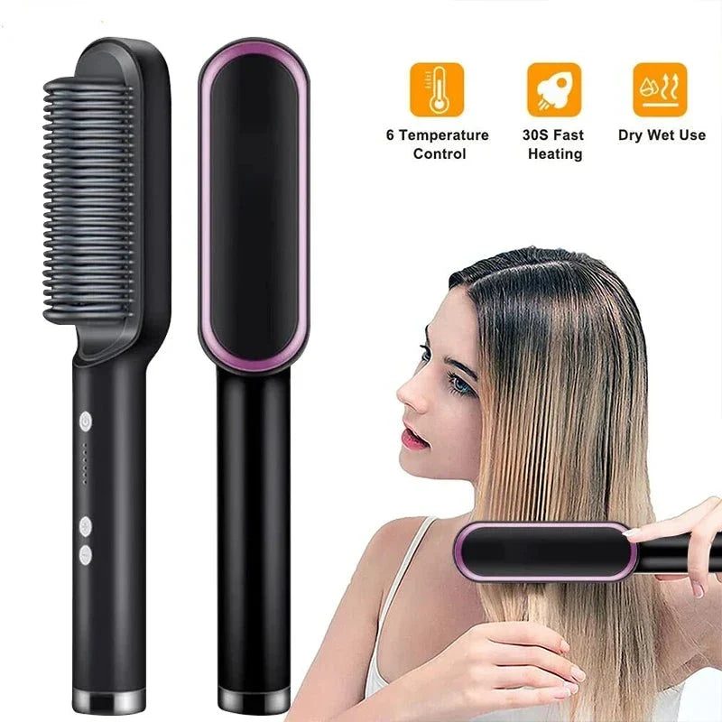 Plancha de pelo profesional de calentamiento rápido