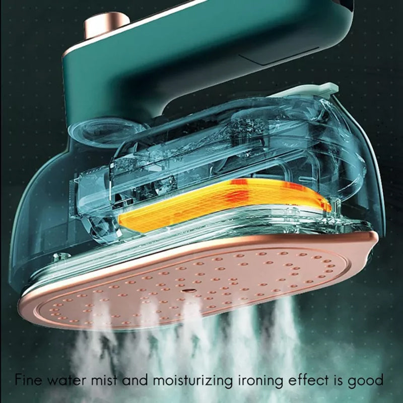 Plancha de vapor portátil giratoria 2 en 1