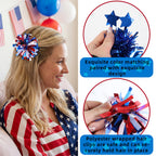 Pompón de oropel con estrellas para gatos — Día de la Independencia