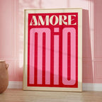 Póster decorativo con mensaje llamativo para baño