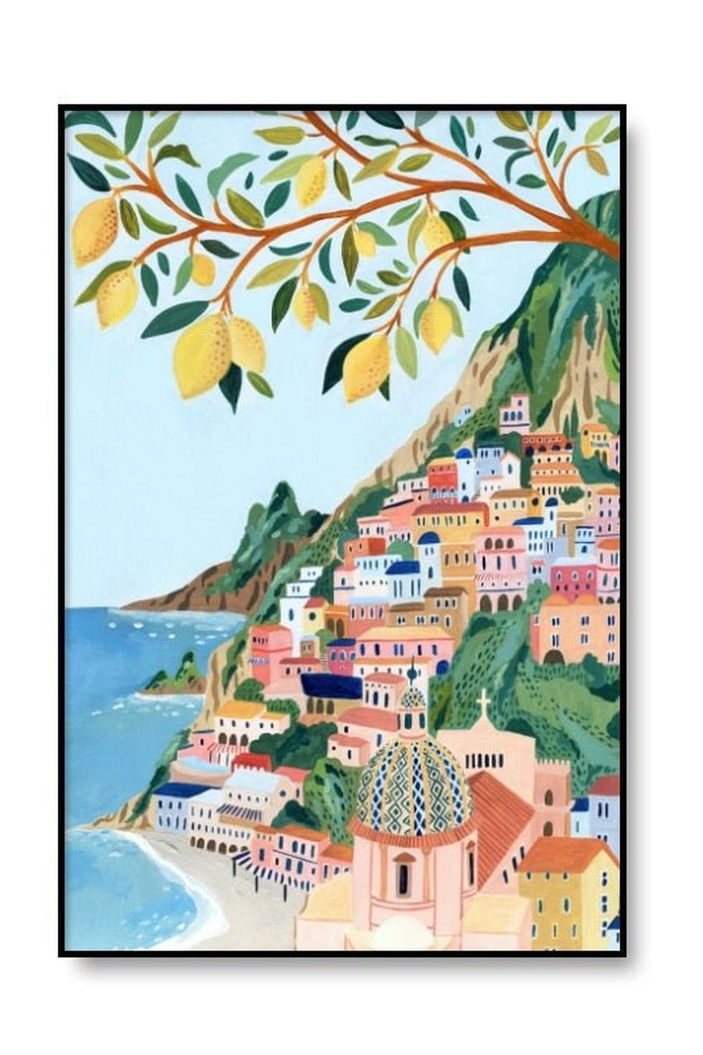 Póster decorativo de lienzo