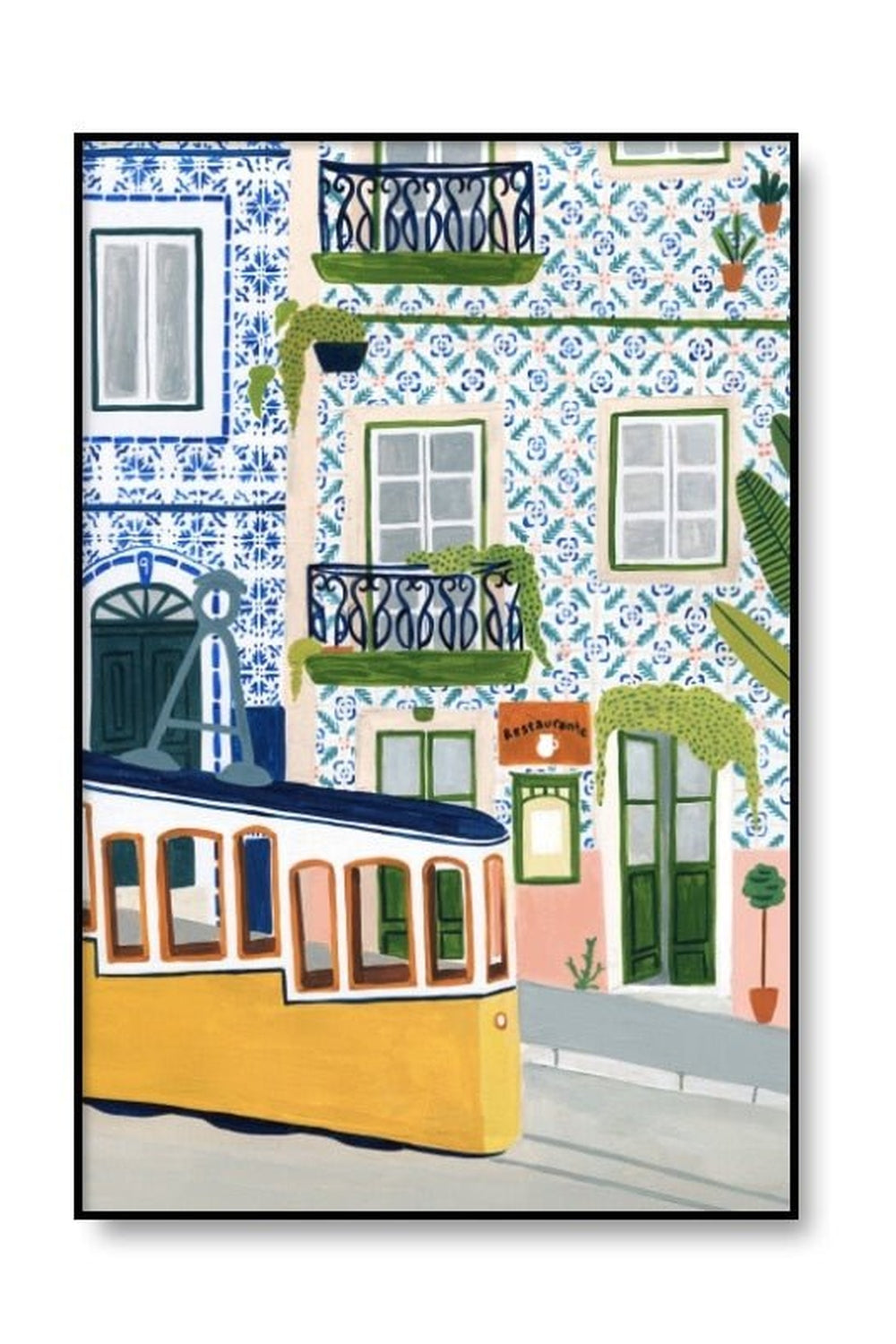 Póster decorativo de lienzo