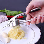 Prensador de ajo de acero inoxidable