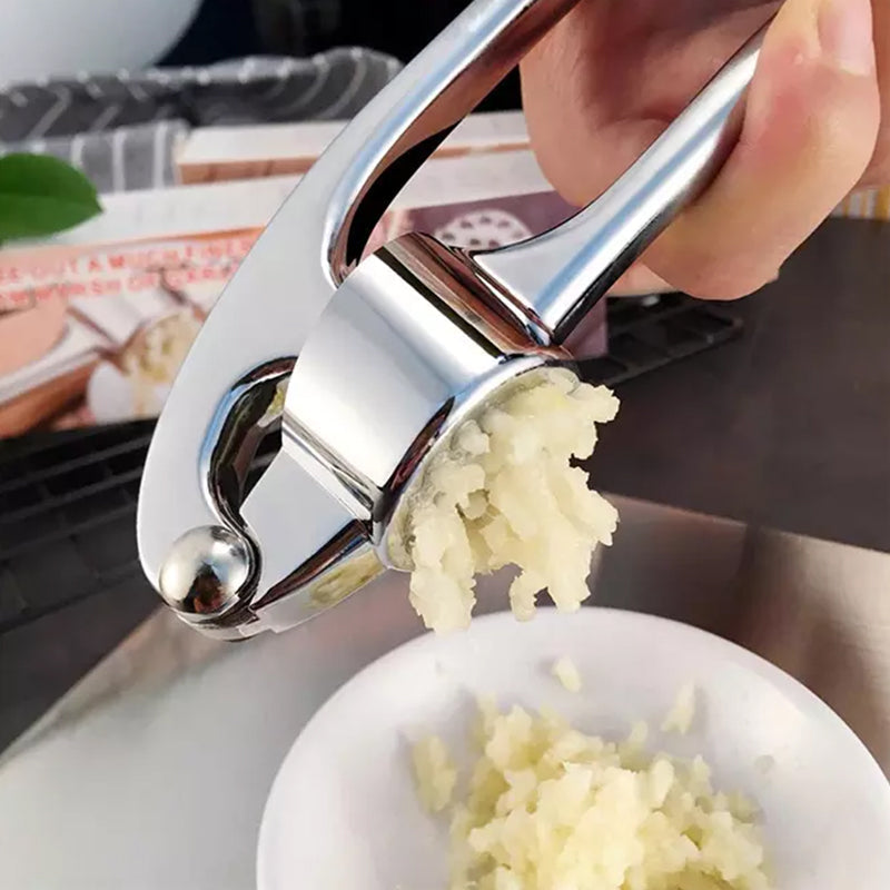 Prensador de ajo de acero inoxidable