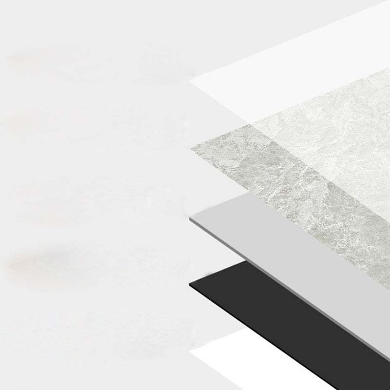 Protector antisalpicaduras autoadhesivo de PVC rectangular para ducha
