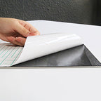 Protector antisalpicaduras autoadhesivo de PVC rectangular para ducha