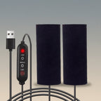 Puños calefactables para manillar — alimentación USB, control de temperatura