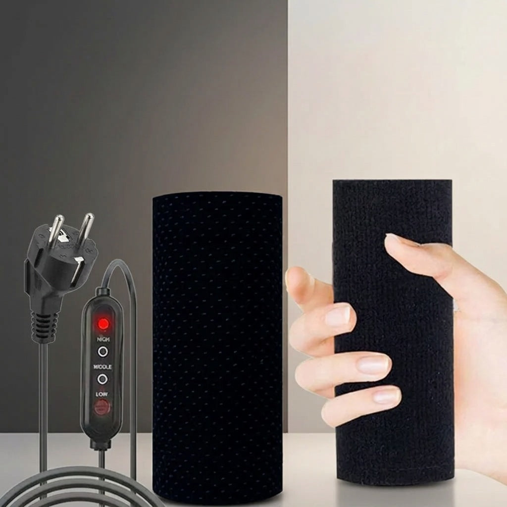 Puños calefactables para manillar — alimentación USB, control de temperatura