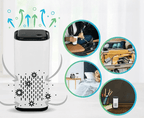 Purificador de aire con ionizador — Ambiente fresco y saludable