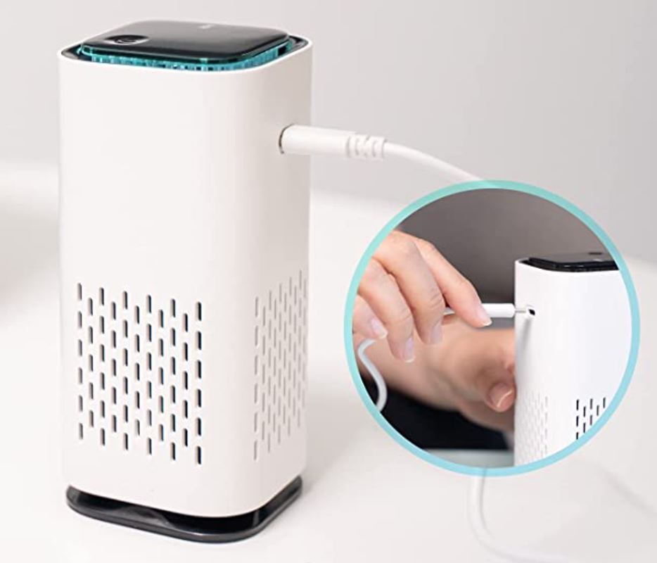 Purificador de aire con ionizador — Ambiente fresco y saludable
