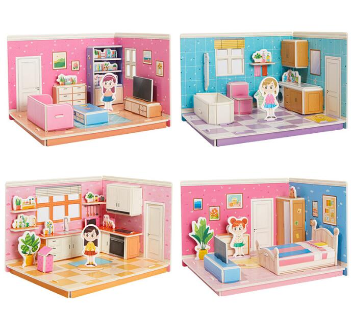 Puzzle 3D casa de ensueño – Juega, diseña y crea tu hogar ideal