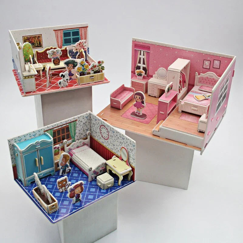 Puzzle 3D casa de ensueño – Juega, diseña y crea tu hogar ideal