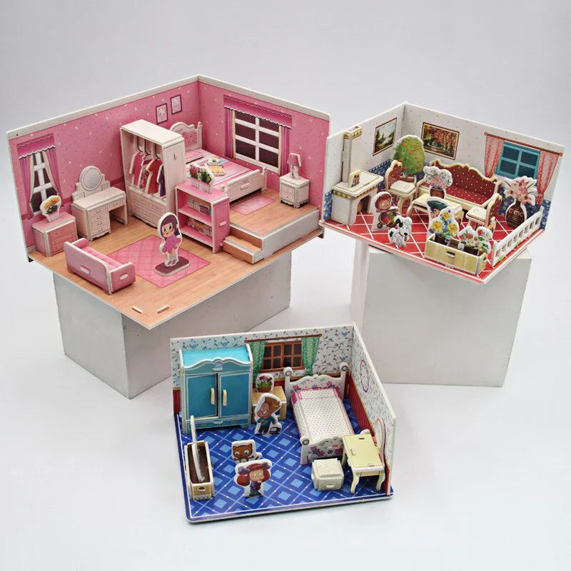 Puzzle 3D casa de ensueño – Juega, diseña y crea tu hogar ideal