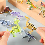 Puzzle 3D de animales y dinosaurios para niños