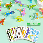 Puzzle 3D de animales y dinosaurios para niños