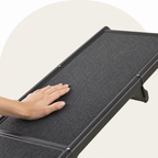Rampa plegable larga para perros con barandillas laterales (soporta 68 kg)