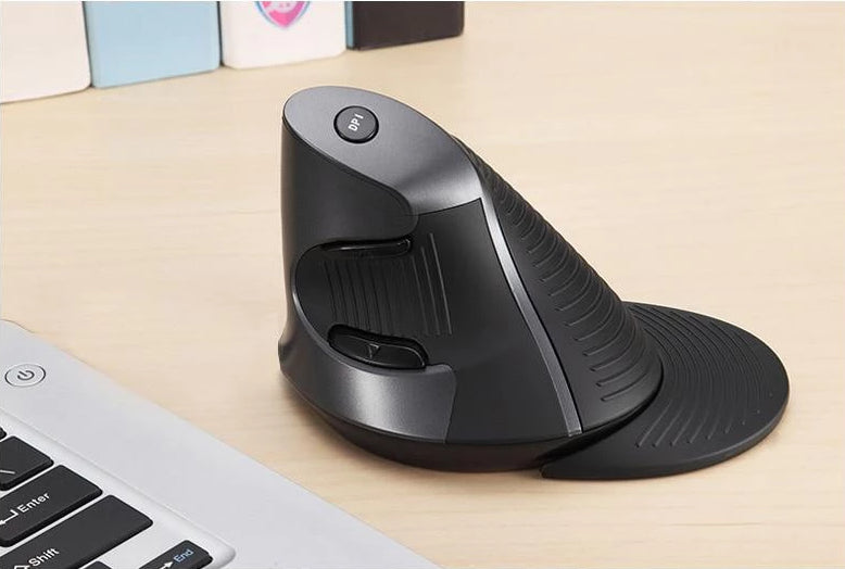 Ratón inalámbrico vertical ergonómico de 6 botones