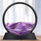 Reloj de arena 3D con paisajes marinos – Arte decorativo relajante
