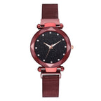 Reloj de mujer elegante y lujoso con cristales