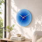 Reloj de pared de cristal Sunset