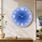 Reloj de pared de cristal Sunset