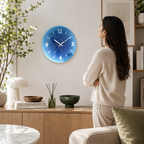 Reloj de pared de cristal Sunset