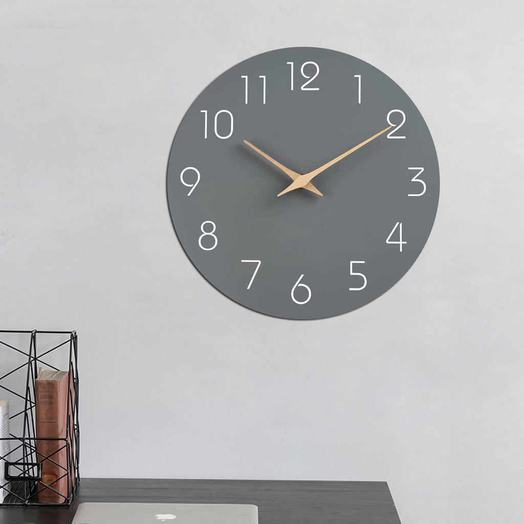 Reloj de pared silencioso de colores 30 cm