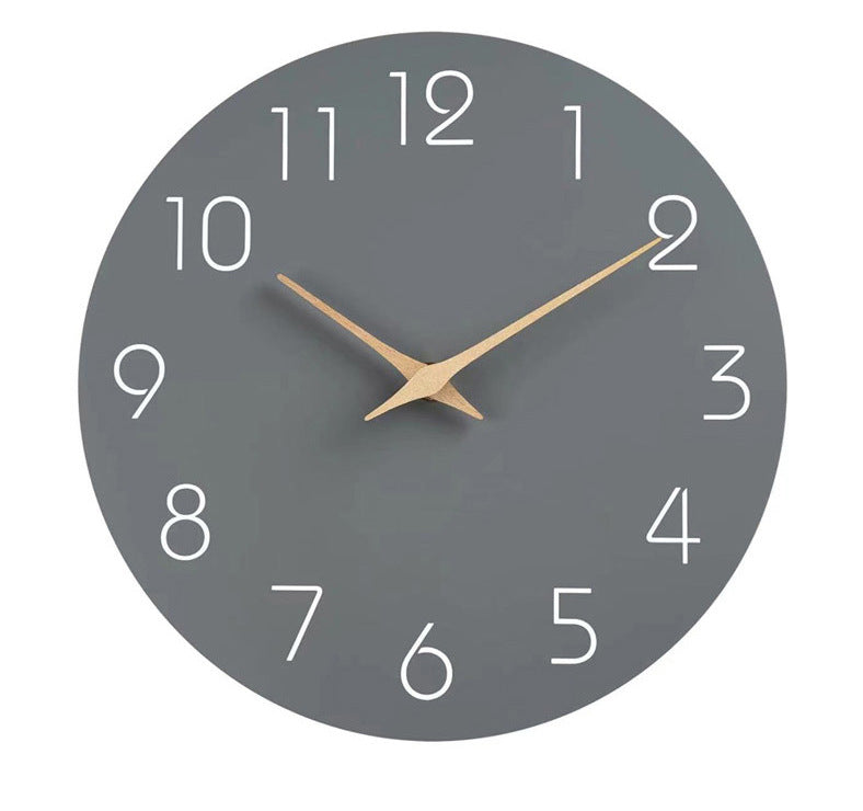 Reloj de pared silencioso de colores 30 cm